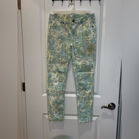 Lauren Conrad Floral Spring Skinny Jeans Size 4 - Picture 1 of 10
